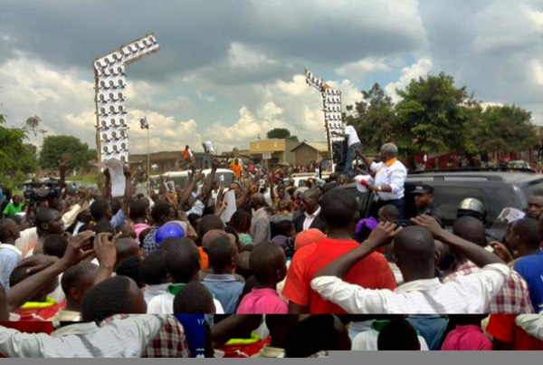 Amama Mbabazi in Bukuluuto, Kayunga district