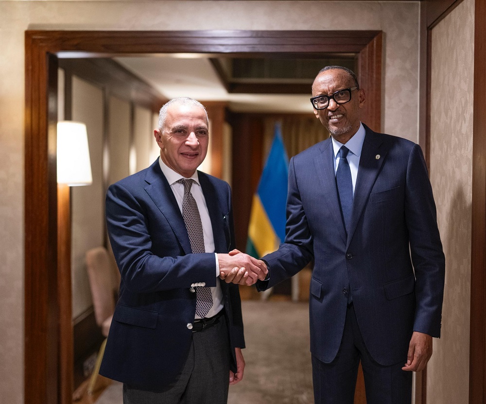 President Kagame and Ahmed El Sewedy, the CEO of Elsewedy Electric have discussed potential investment opportunities in Rwanda.
