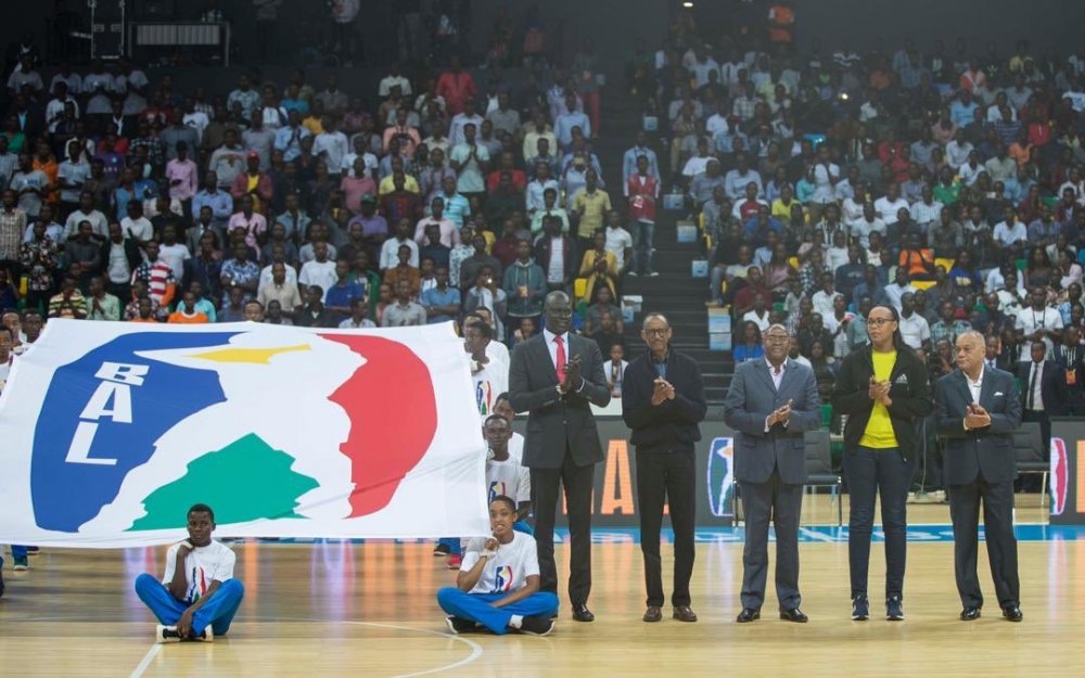 President Paul Kagame yesterday unveiled the ‘Basketball Africa League’ (BAL) championship logo in a ceremony that was held at Kigali Arena.