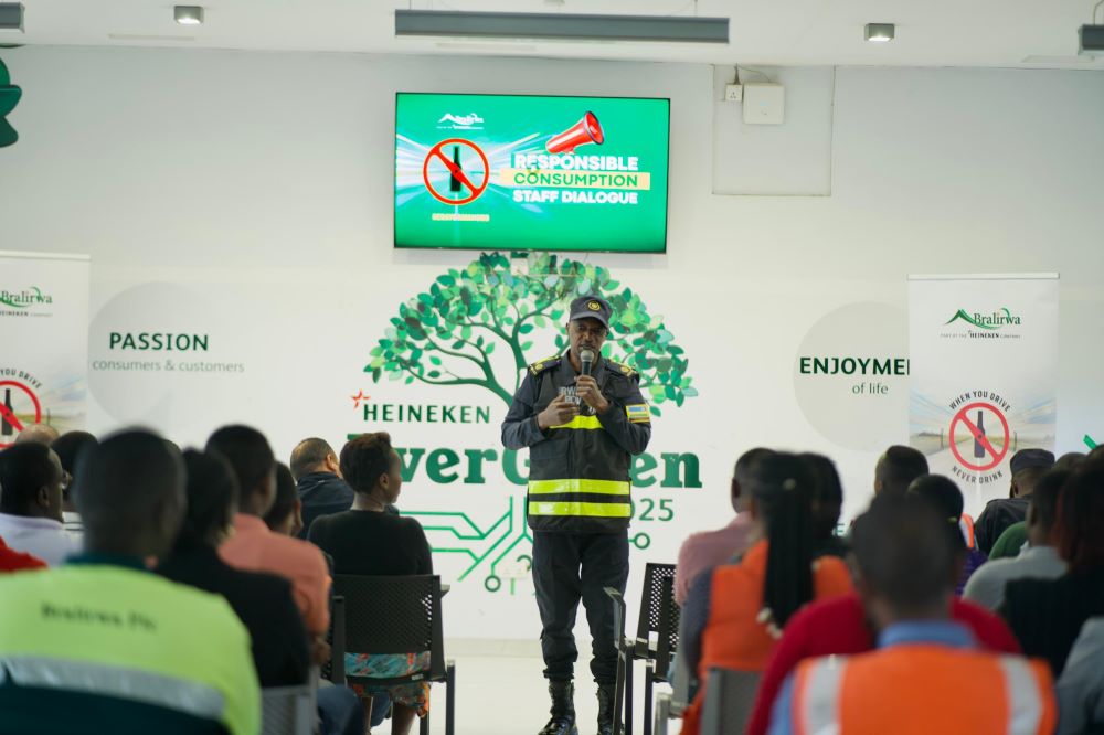BRALIRWA has held joint public events aimed at enhancing road safety in collaboration with RNP as well as annual internal dialogues with its staff to encourage them to be ambassadors of the ‘Don’t Drive and Drive’ campaign initiatives.