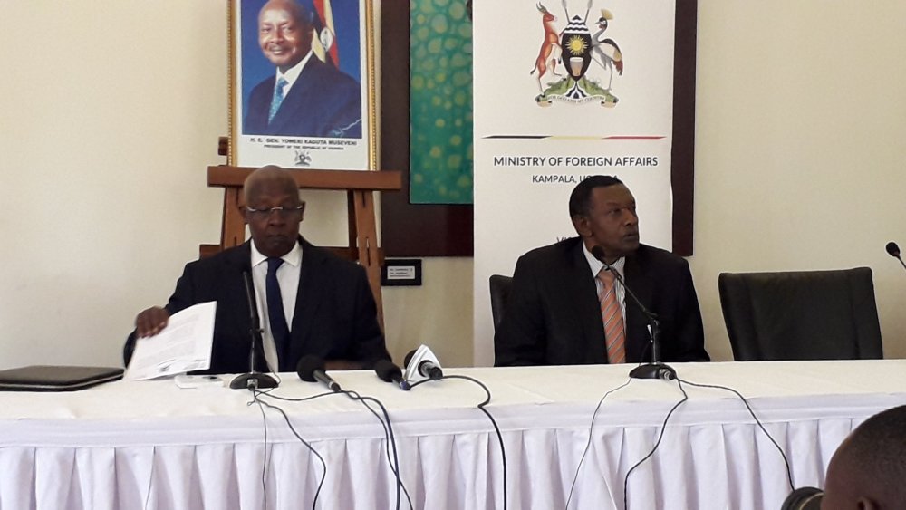 Minister Kutesa said that the 9 Rwandans were released as a result of recent discussions between Uganda’s special envoy, Ambassador Adonia Ayebare and President Kagame.