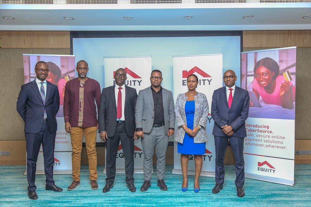 Participants of the event in a group photo with Equity Bank Rwanda representatives. 