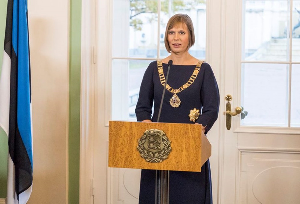 Estonian President, Kersti Kaljulaid