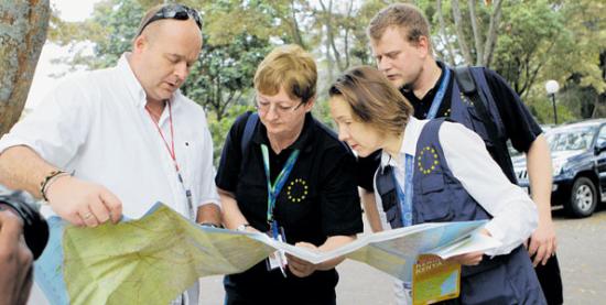 European Union election observers in Kenya in February 2013. The EU is preparing to deploy observers to the country ahead of the August 8, 2017 polls.