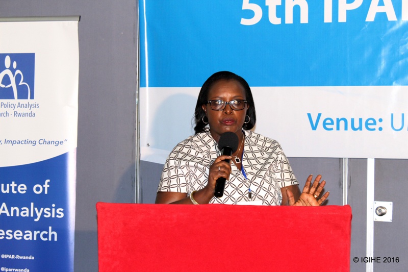 The Executive Secretary of IPAR, Eugenie Kayitesi