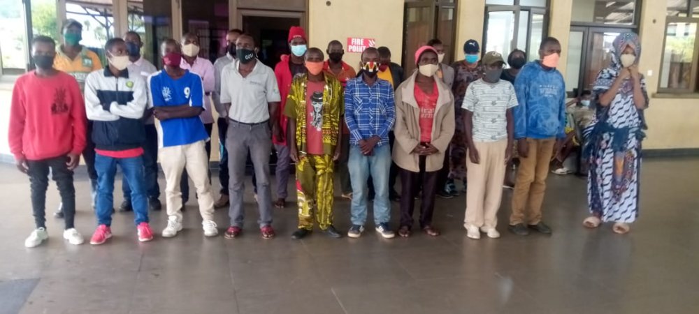 The 22 deportees arrived on Friday 7th January 2022 through Kagitumba border. 