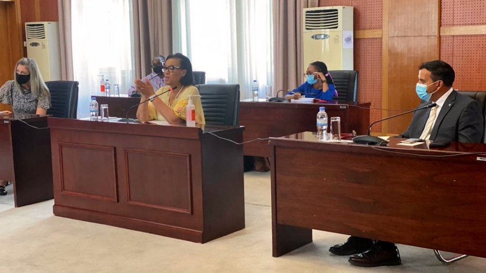 MINAFETT team updated Patricia Scotland on preparations of the upcoming CHOGM.