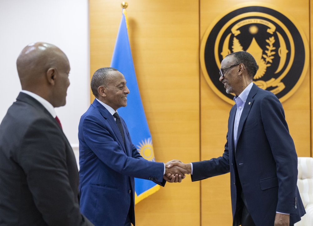 Ambassador Girma was also  hosted by Kagame and conveyed a message from Prime Minister Abiy Ahmed Ali of Ethiopia.
