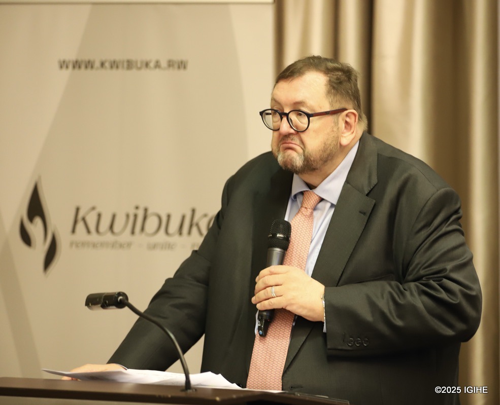 Hon. Consul of Rwanda, Rabbiner Prof. @HomolkaWalter talked on why he stands with Rwanda & shared unique perspective on the experience of genocide & the failure of the international community. He also expressed his admiration on the tremendous achievement of reconciliation work in Rwanda. 