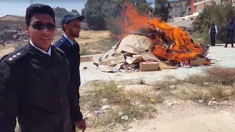 The Benghazi police force said the books promote violence and ideas linked to ISIL