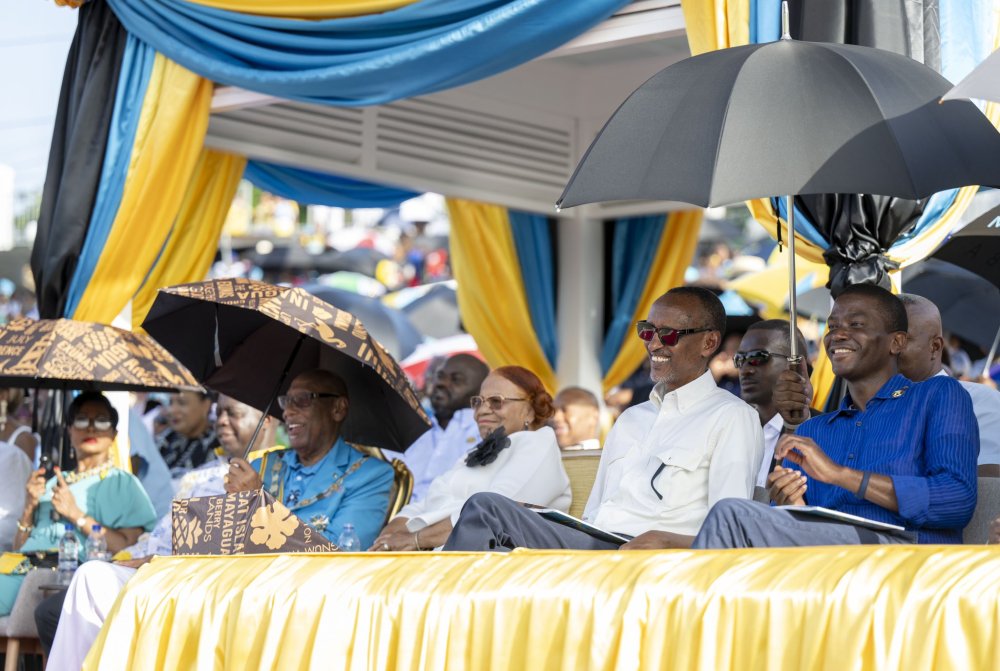 President Kagame attended the anniversary along with other leaders from the Caribbean countries. 
