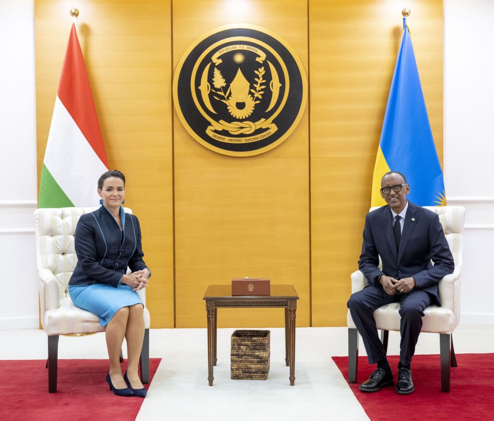 Discussions between President Kagame and Katalin focused on deepening bilateral for the benefit of both countries’ people.