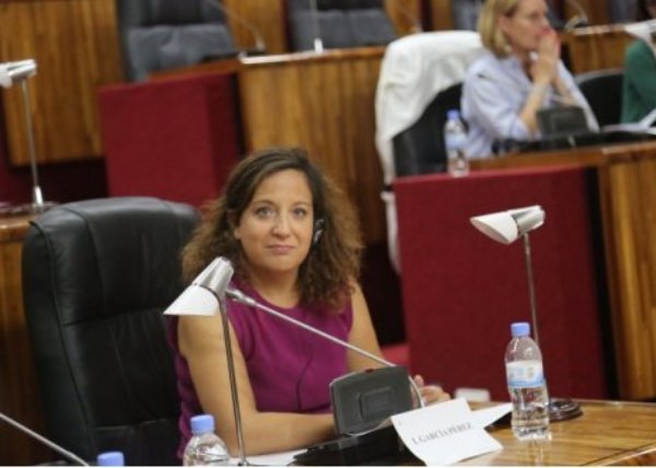 Iratxe Garacia Perez, one of the visiting EU MPs who said that there is a challenge of governments hosting genocide fugitives and unwilling to deport them.