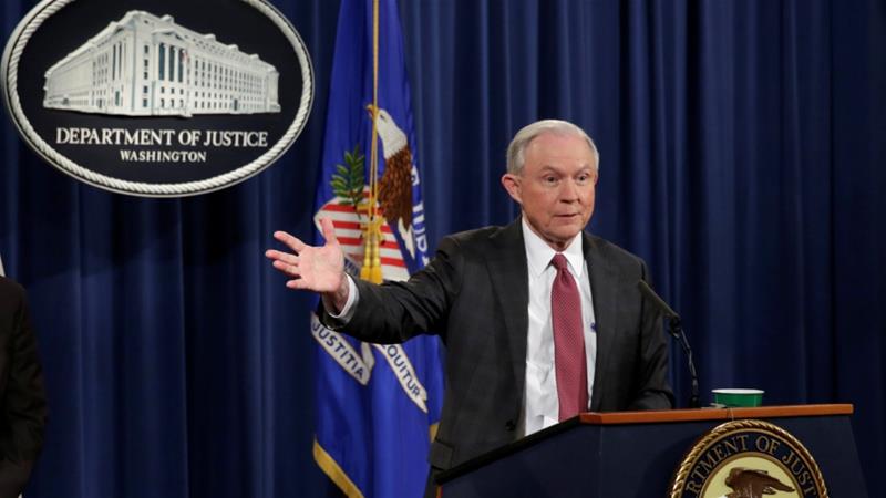 Democrats have been calling for Sessions to resign