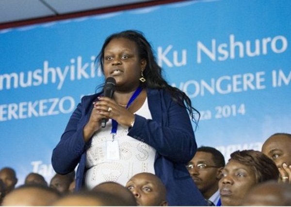 The director and founder of GCF, Marie Grâce Uwiyera