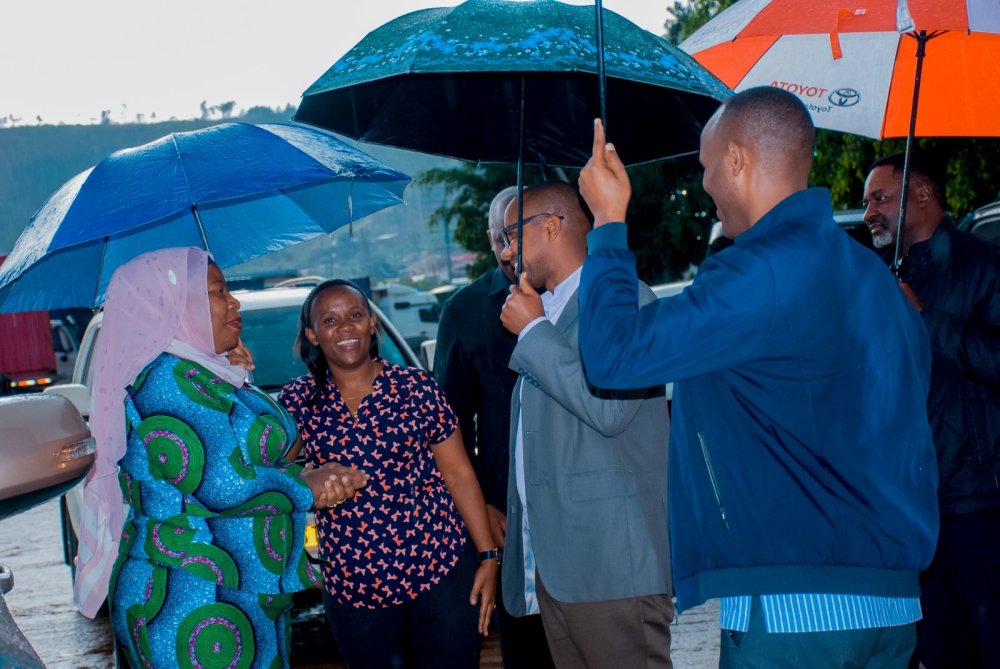 The delegation arrived at Rusumo One Stop Border on Tuesday afternoon. 