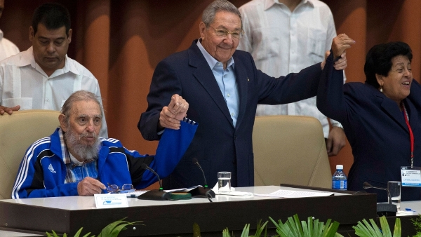 Fidel Castro held power for nearly five decades before ill health led him to make way for his brother Raul (right) in 2006
