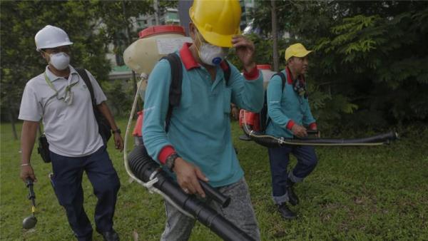 The first victim was the first reported case of the mosquito-borne virus in Singapore [Wallace Woon