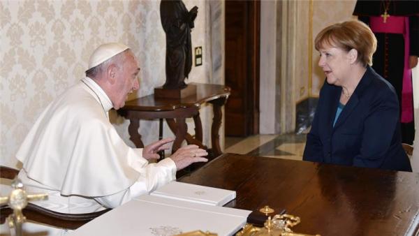 Francis made the comments after receiving the EU's Charlemagne Prize for his contribution to European unification