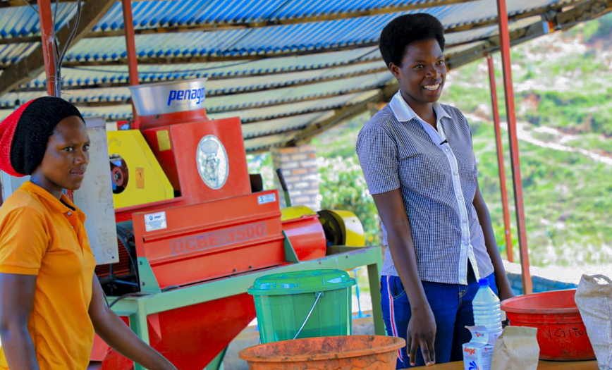 Farmers have been also equipped with skills to make foliar plant spray.  