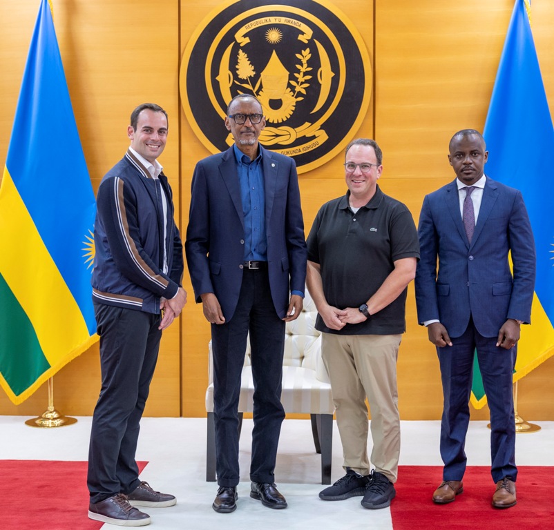 President Kagame has held talks with the CEO of CharityBids.