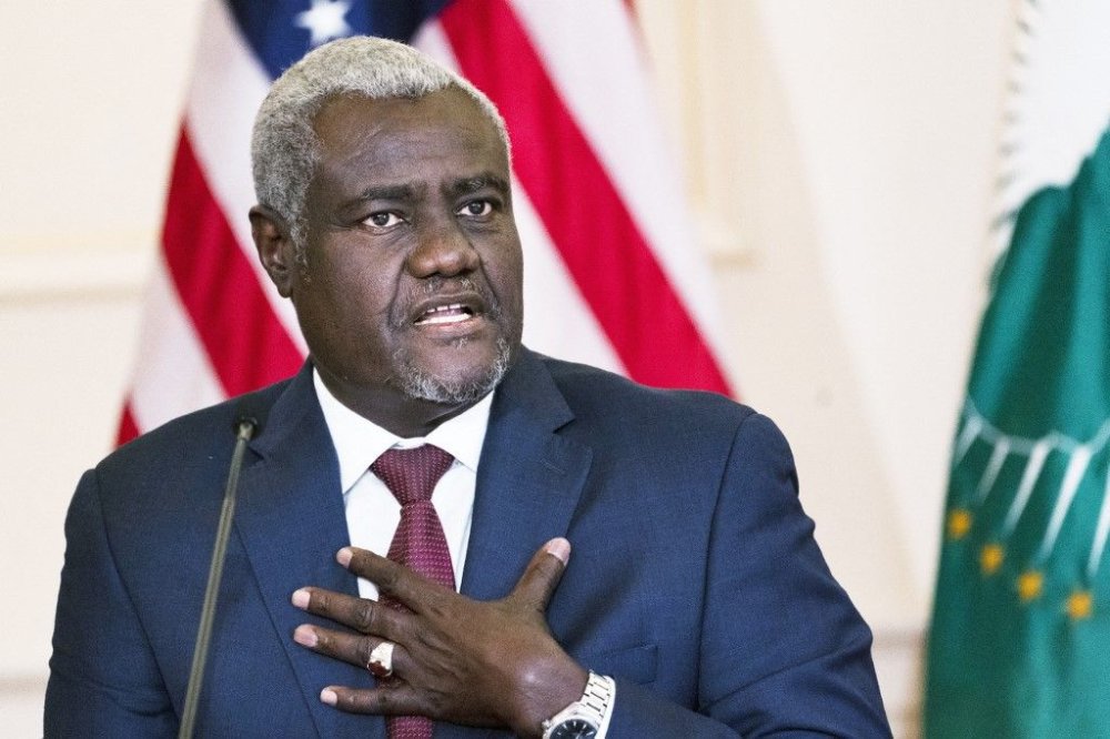 Moussa Faki Mahamat, the Chairperson of the African Union Commission. 