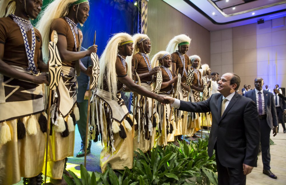President Fattah congratulates Urukerereza after entertaining him in Kigali