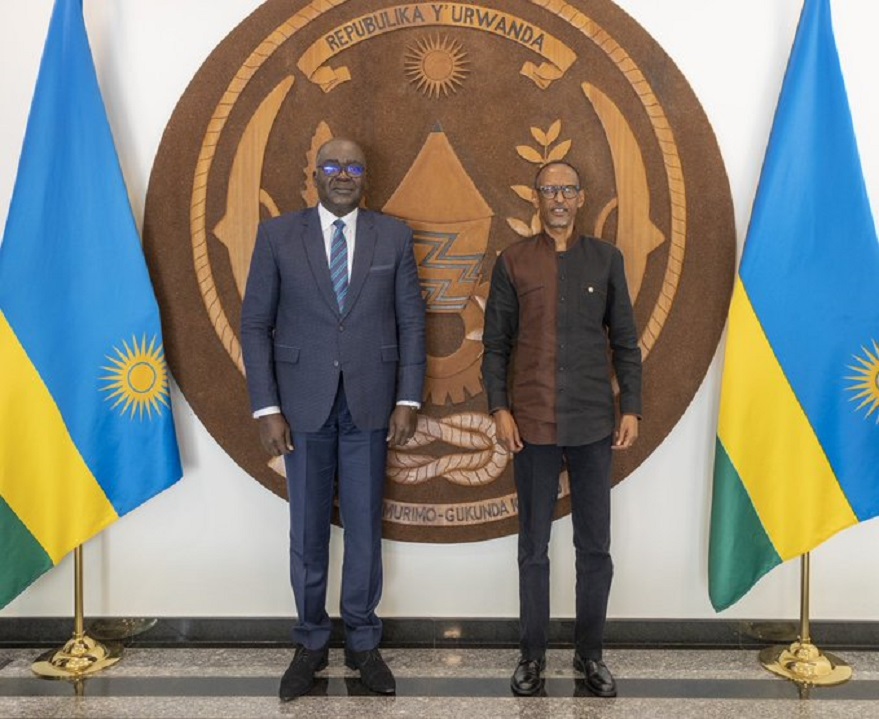 President Paul Kagame has received the President of African Handball Confederation.