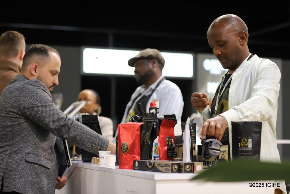 Among the participants was Rubayiza Aloys, CEO of Rwanda Mountain Coffee Ltd & JAC Coffee Ltd, who successfully sold out his coffee products sourced from Rwanda.