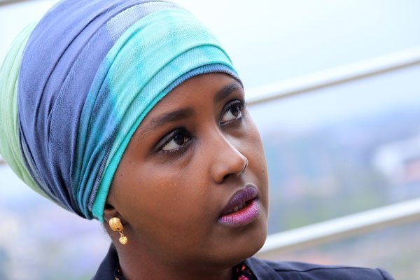 Fatumo Dayib during interview with the Nation on October 14, 2016. She is eyeing the Somalia presidential seat in the ongoing elections.