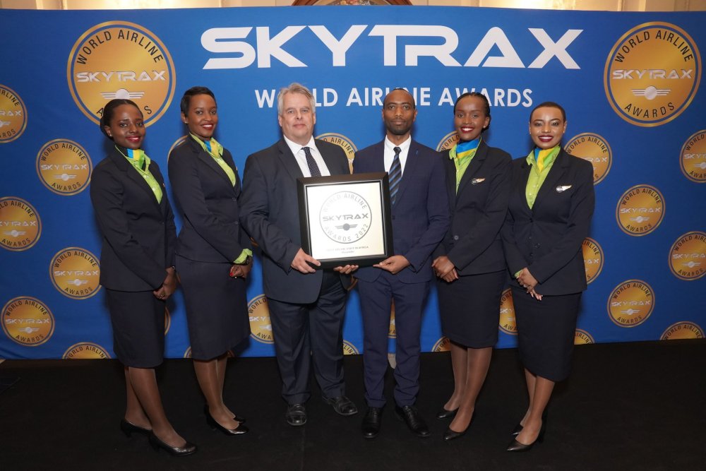 RwandAir won three awards at  Skytrax’s 2022 World Airline Awards.