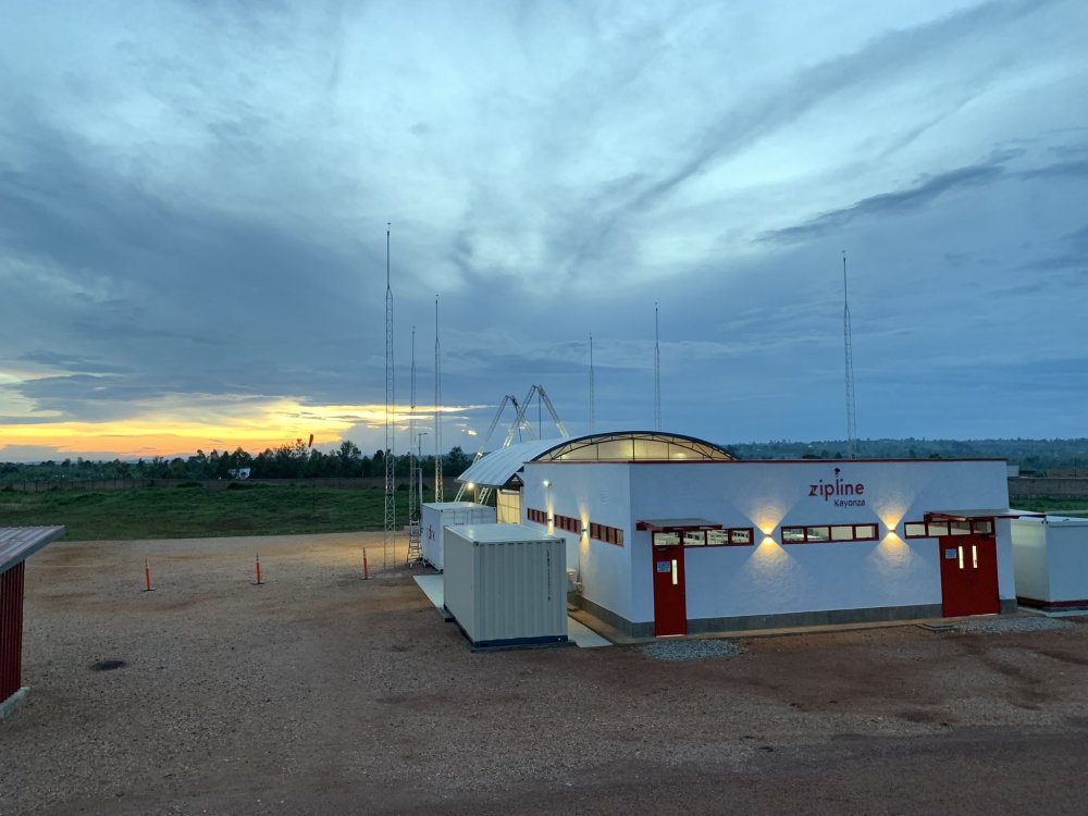 Zipline has a distribution center in Kayonza.
