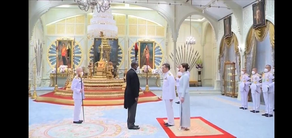 Amb. Rwamucyo has presented credentials to represent Rwanda in Thailand. 