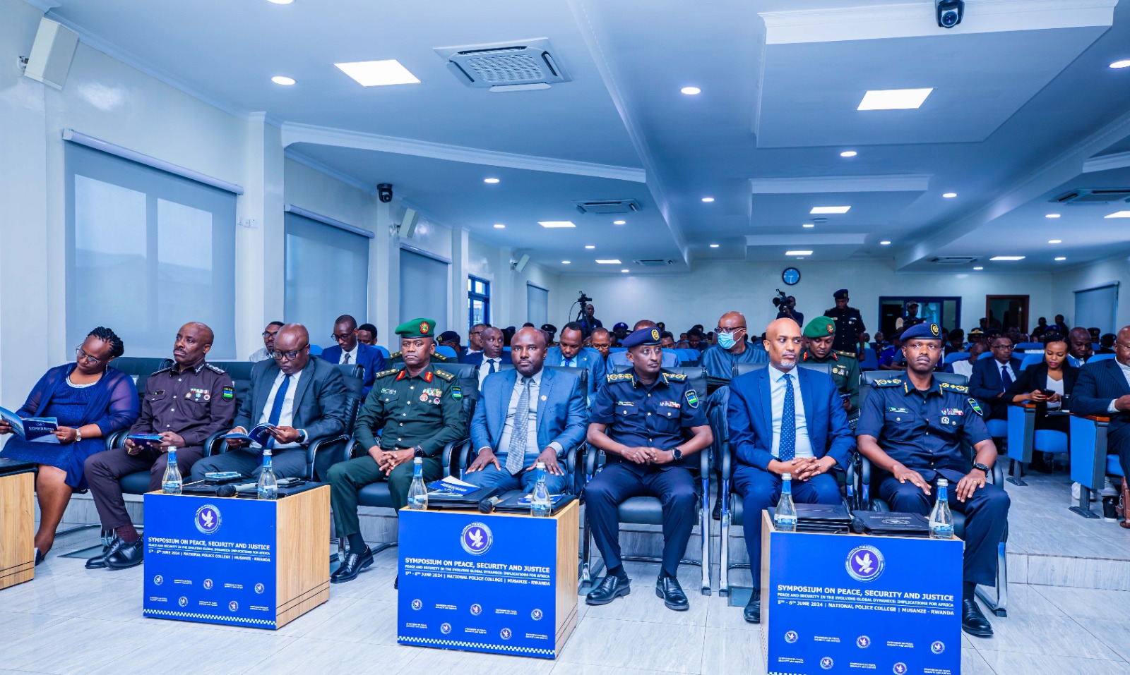 The symposium on Peace, Security, And Justice is an annual event organized by Rwanda National Police College as part of the Police Senior Command and Staff Course, which offers a Master’s programme in Peace Studies and Conflict Transformation.