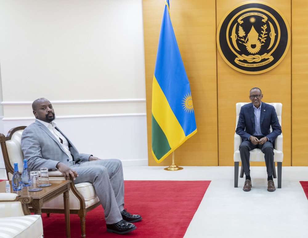 President Kagame met with Gen Muhoozi during his stay in Rwanda. 