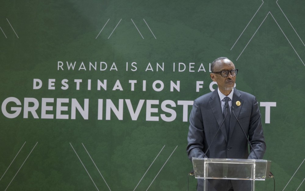 President Kagame said that Ireme Invest embodies Rwanda's commitment to achieving tangible results toward a green economy through public-private partnerships in key areas. 