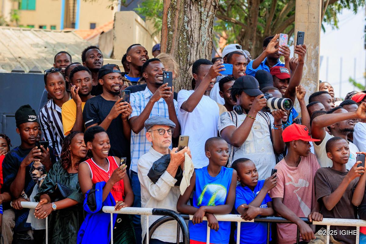 Spectators gathered in anticipation at the grand opening ceremony of the Tour du Rwanda, filling the BK Arena with an electric energy.