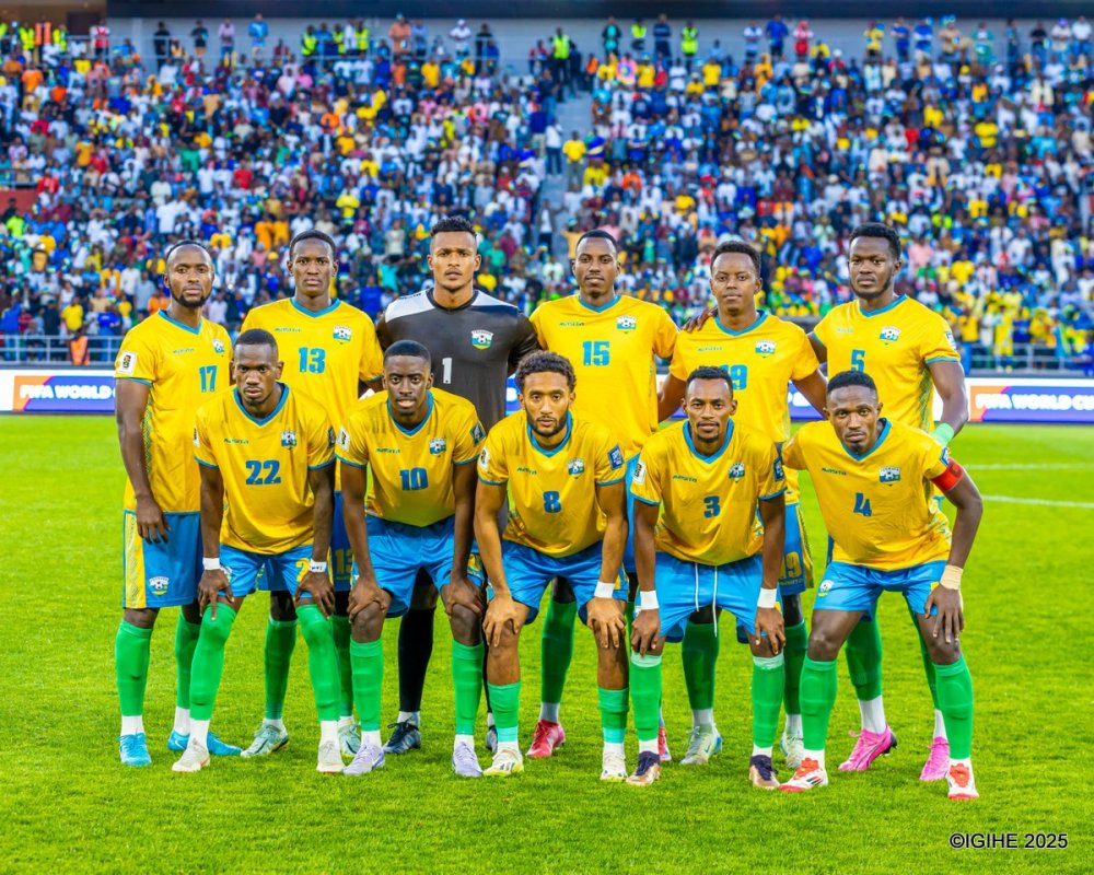 Rwanda’s national football team, Amavubi, has dropped six places in the latest FIFA rankings due to poor performances in the 2026 World Cup qualifiers.