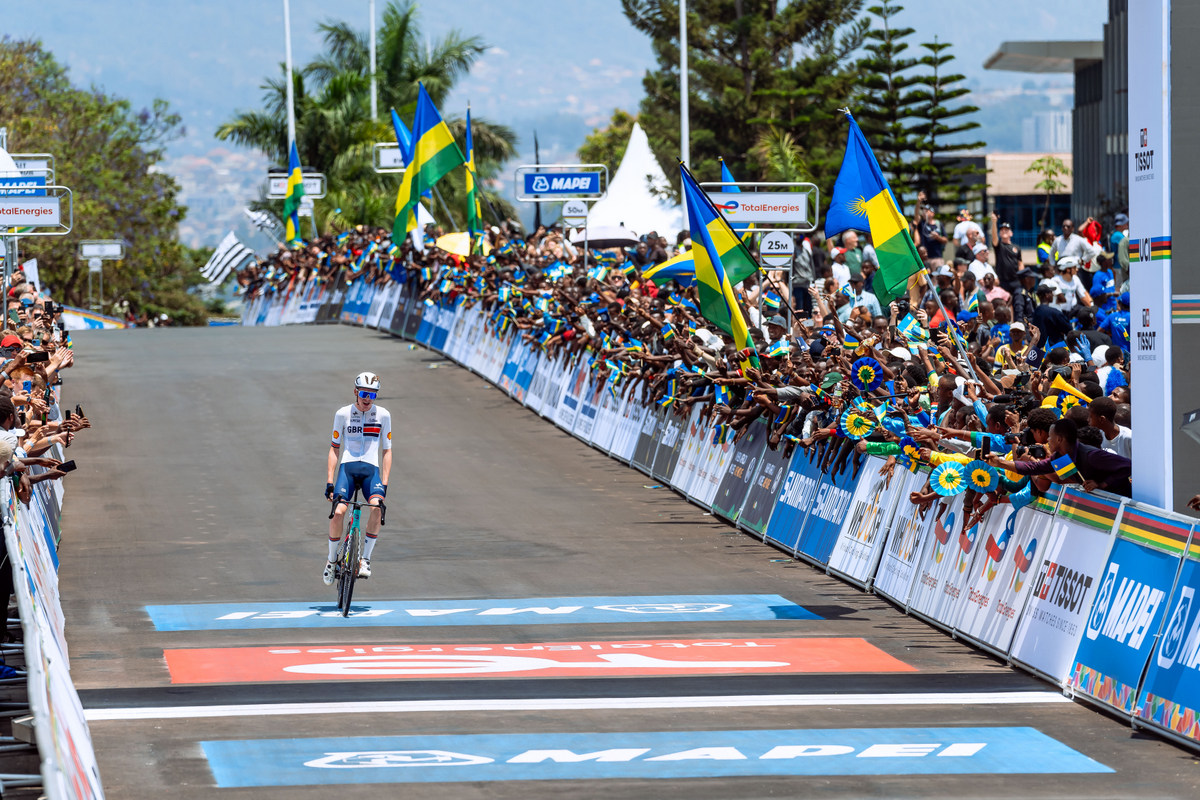At just 18 years old, Hudson stunned a world-class field and an electric Rwandan crowd by attacking from 36 kilometres out and never looking back.