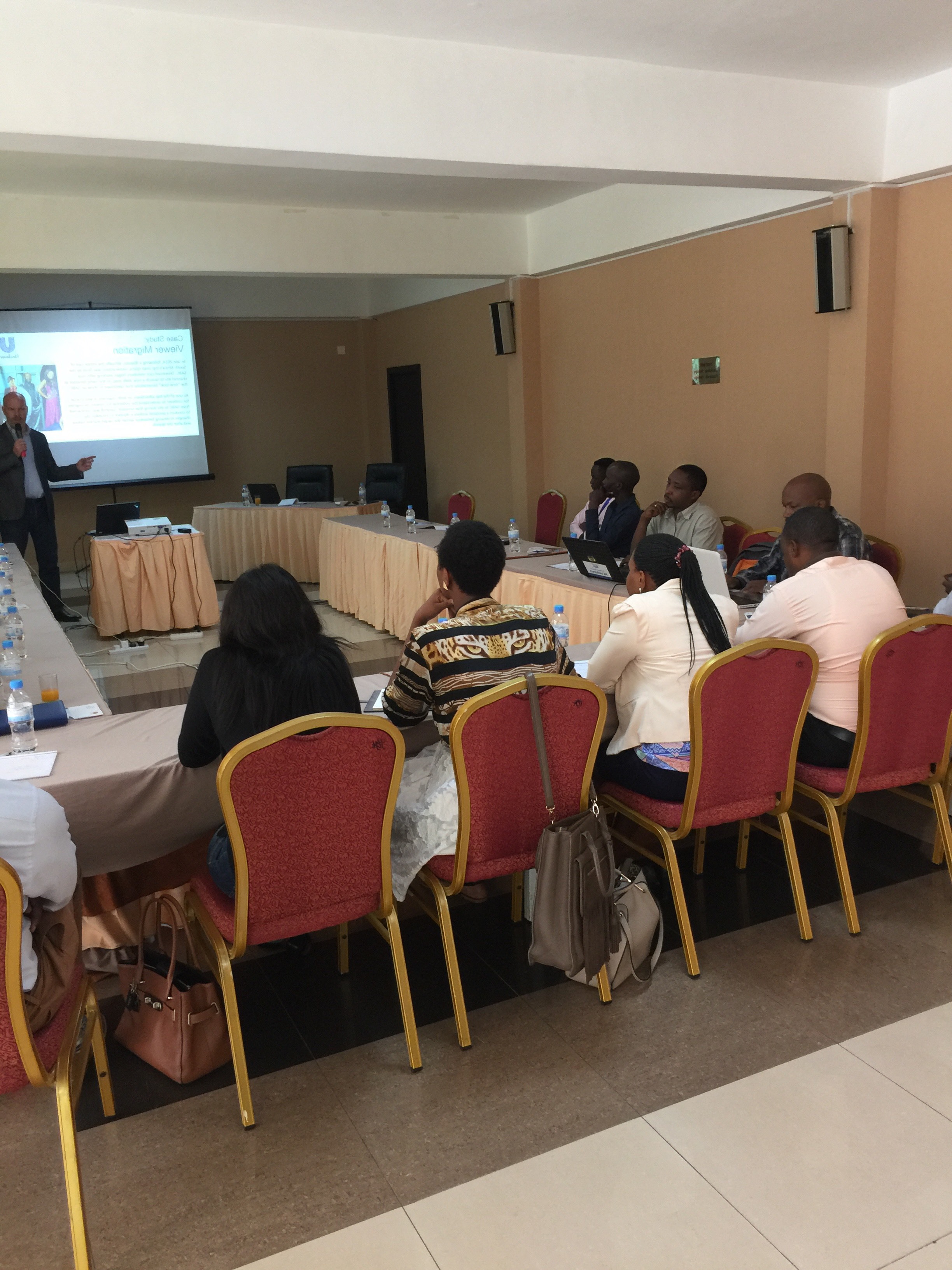 Geopoll in a meeting with stakeholders on Friday