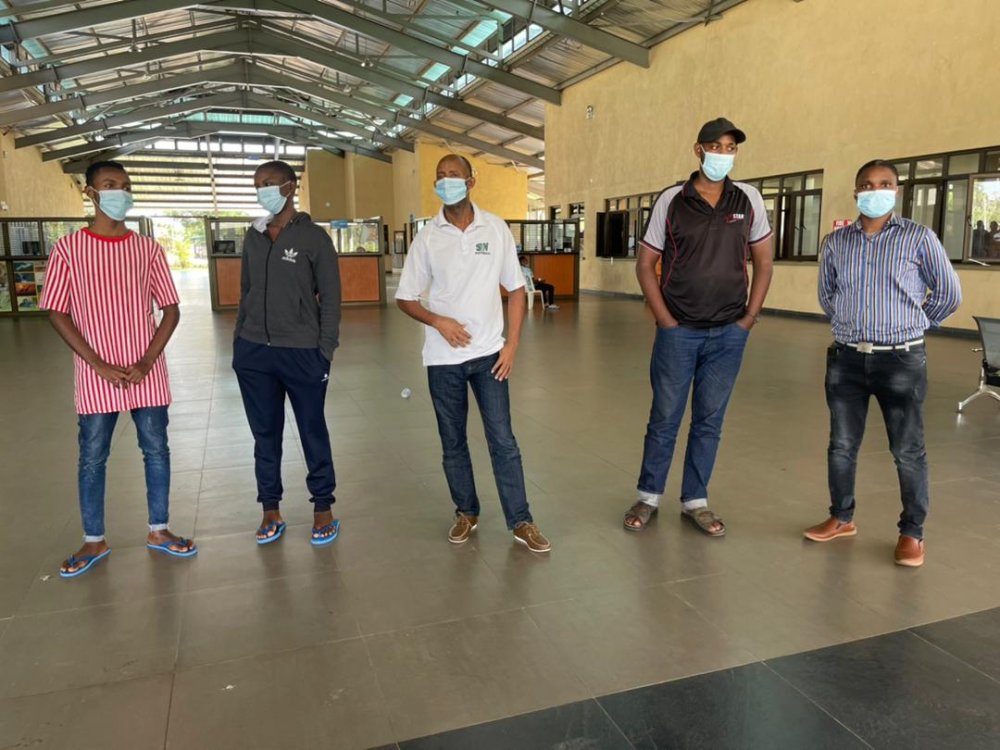 Five Rwandans deported on 12th March 2021 through Kagitumba One Stop Border.