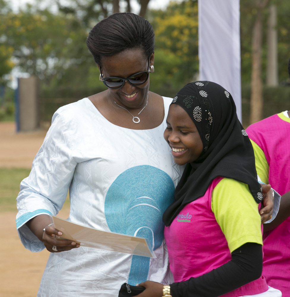 Jeannette Kagame is involved in different women empowerment initiatives.