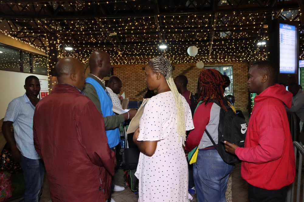 Repatriates pledged to join the rest of the population to build Rwanda.. 