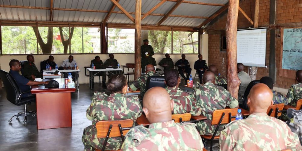 Guests were taken through security situation in the areas controlled by Rwandan Security Forces. 