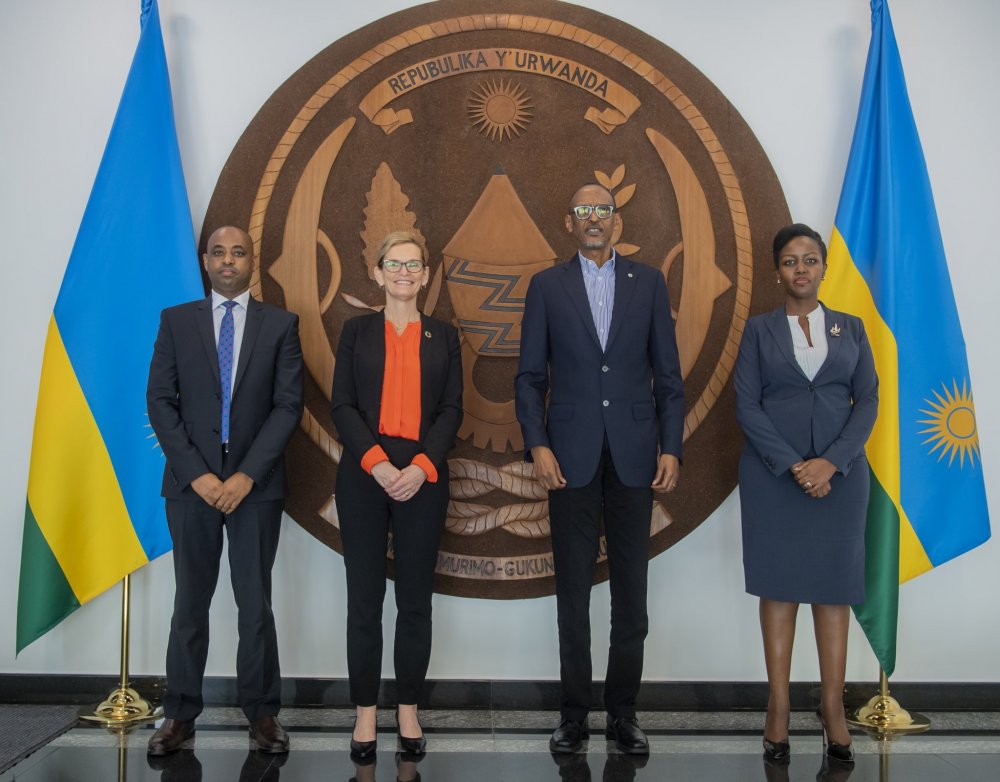 President Paul Kagame has held talks with Doreen Bogdan-Martin. 