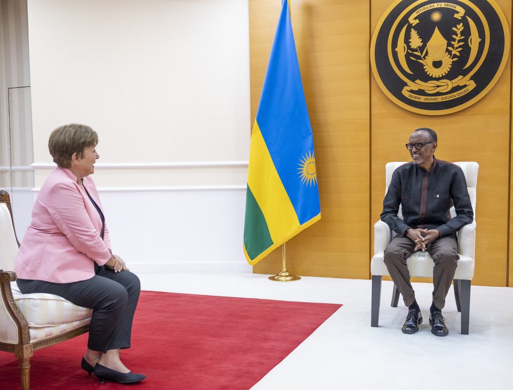 Discussions between President Kagame and Kristalina focused on ongoing fruitful partnerships. 