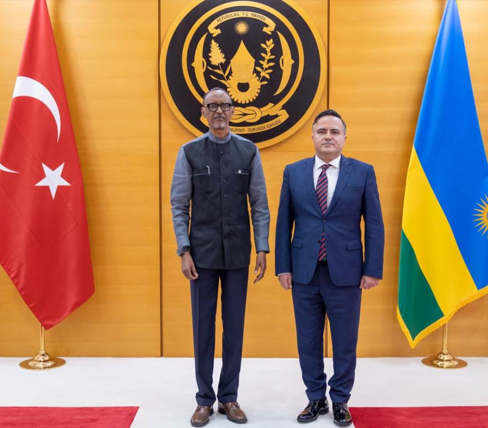 Aslan Alper Yüksel presented credentials to President Paul Kagame in February this year to represent Türkiye in Rwanda.  