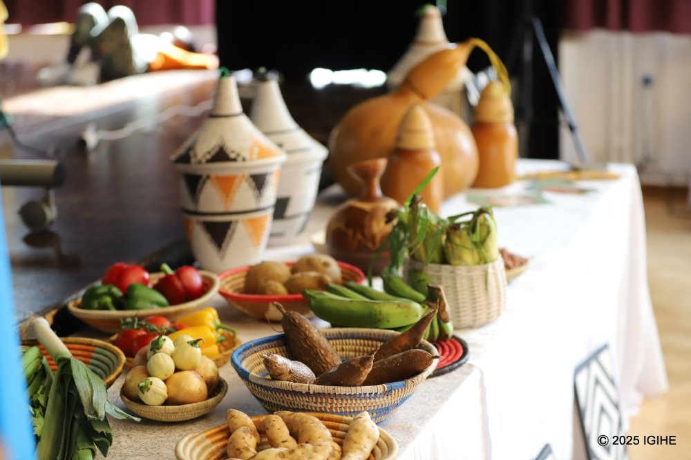 Attendees enjoyed traditional Rwandan dishes