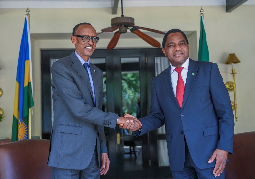 President Kagame has thanked Hakainde Hichilema for warm hospitality.