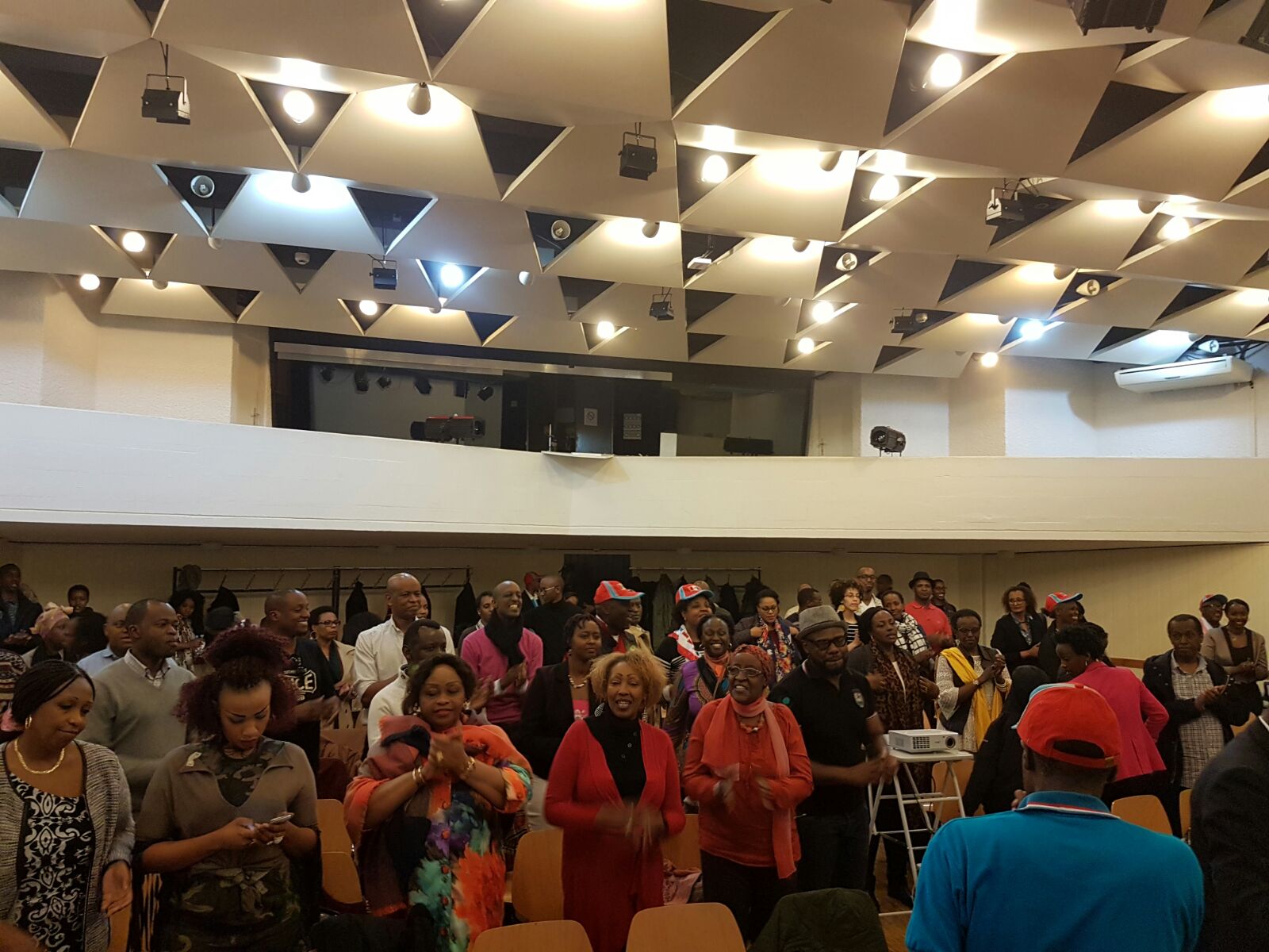 RPF Inkotanyi Switzerland members during the general assembly yesterday.